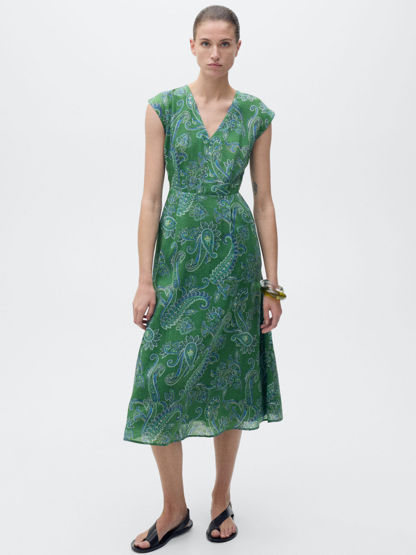 Сукня міді MANGO модель 87027184_43 Фото