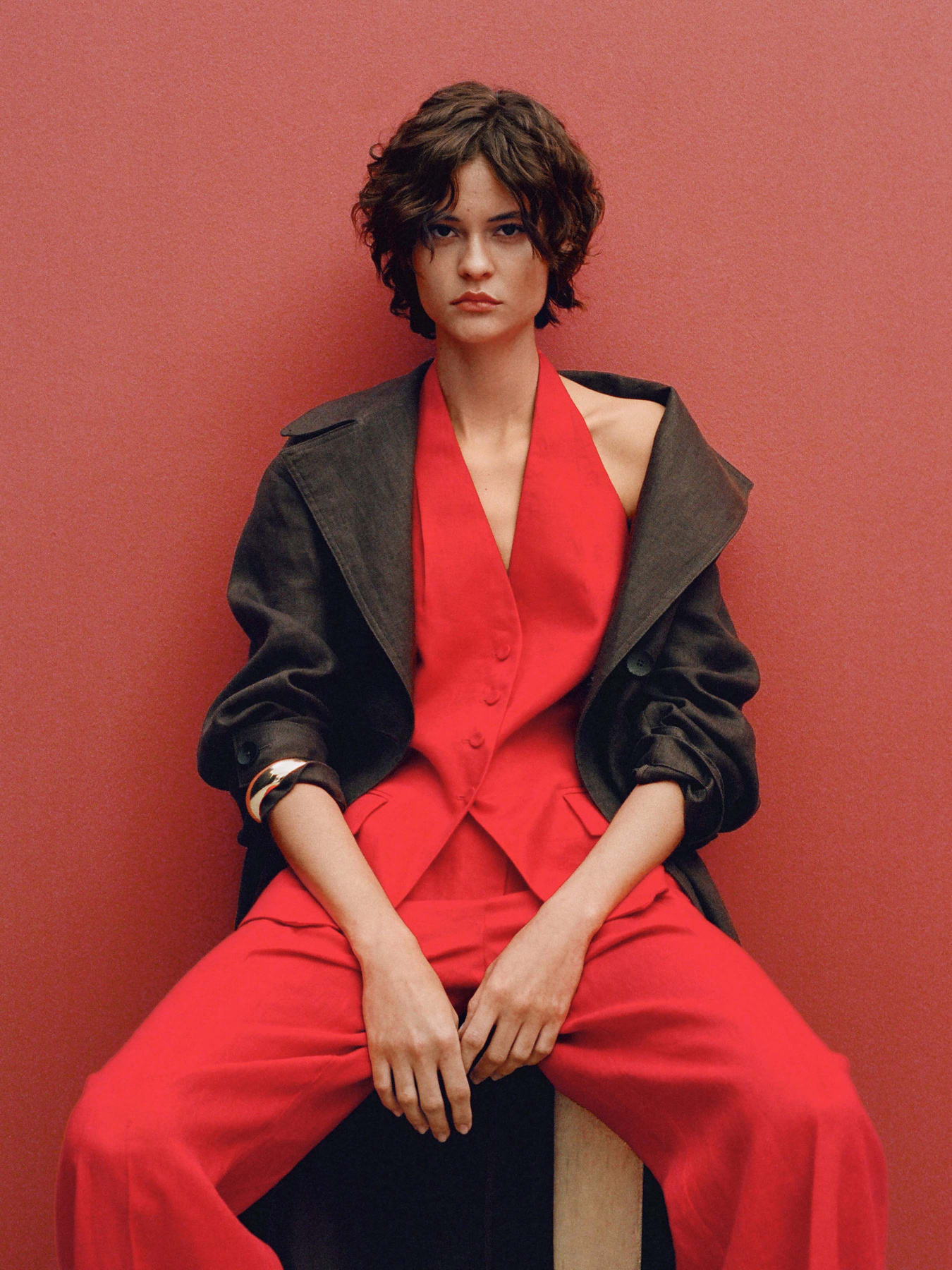 Жилет классический MANGO модель 87037172_70 Фото