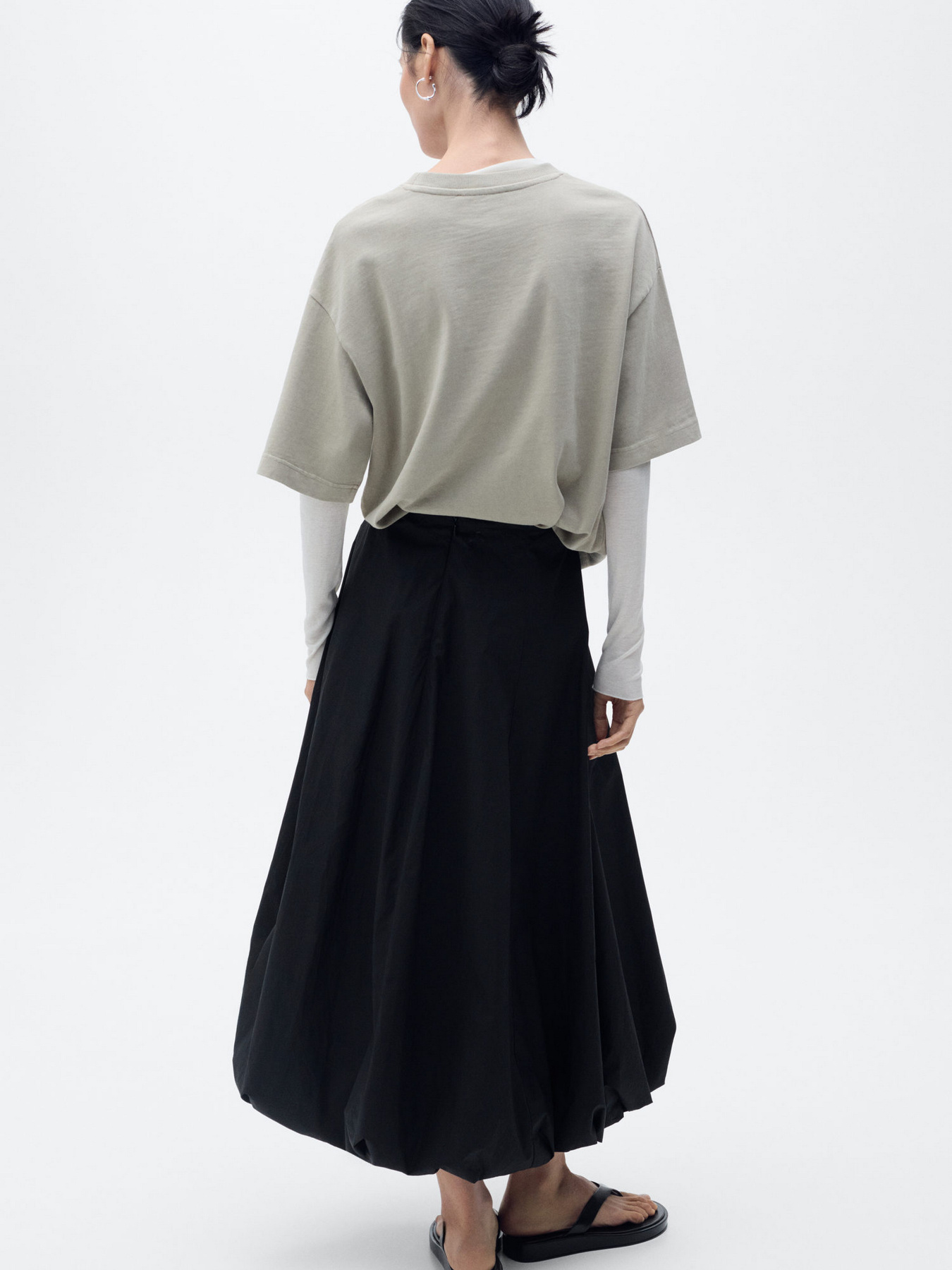 Спідниця міді MANGO модель 87048264_99 Фото