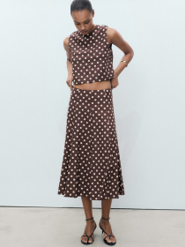 Юбка миди MANGO модель 87087161_32 Фото