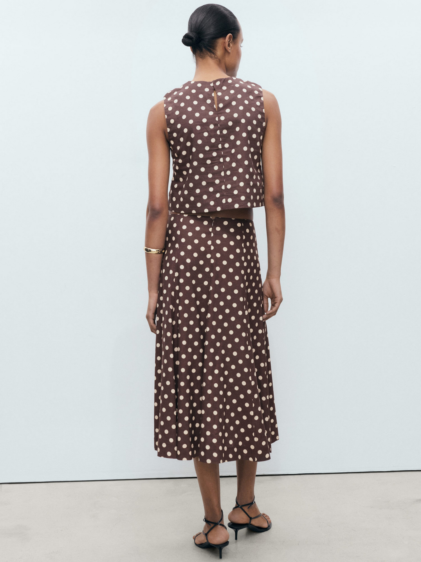 Юбка миди MANGO модель 87087161_32 Фото