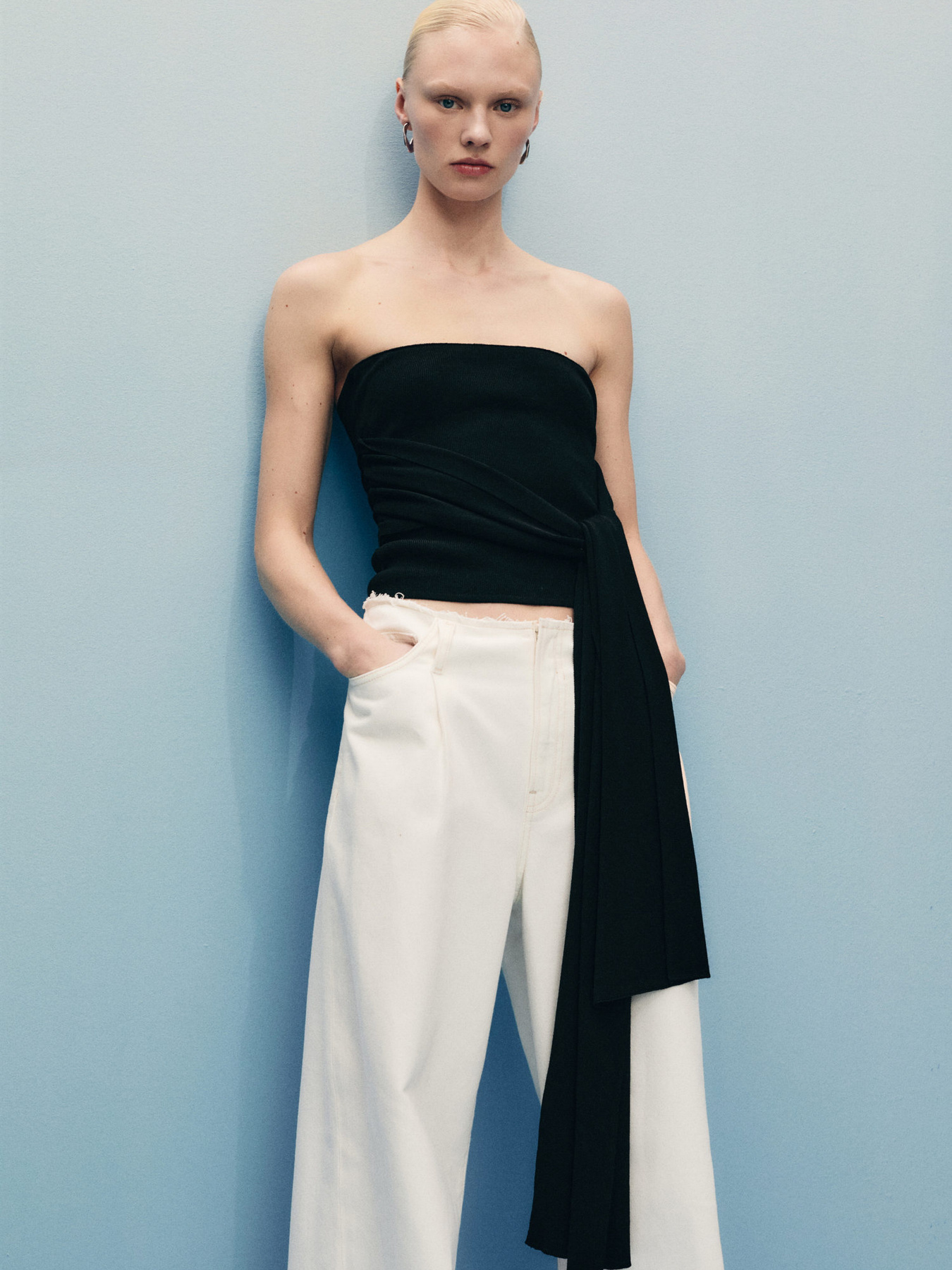 Штани повсякденні MANGO модель 87097189_2 Фото