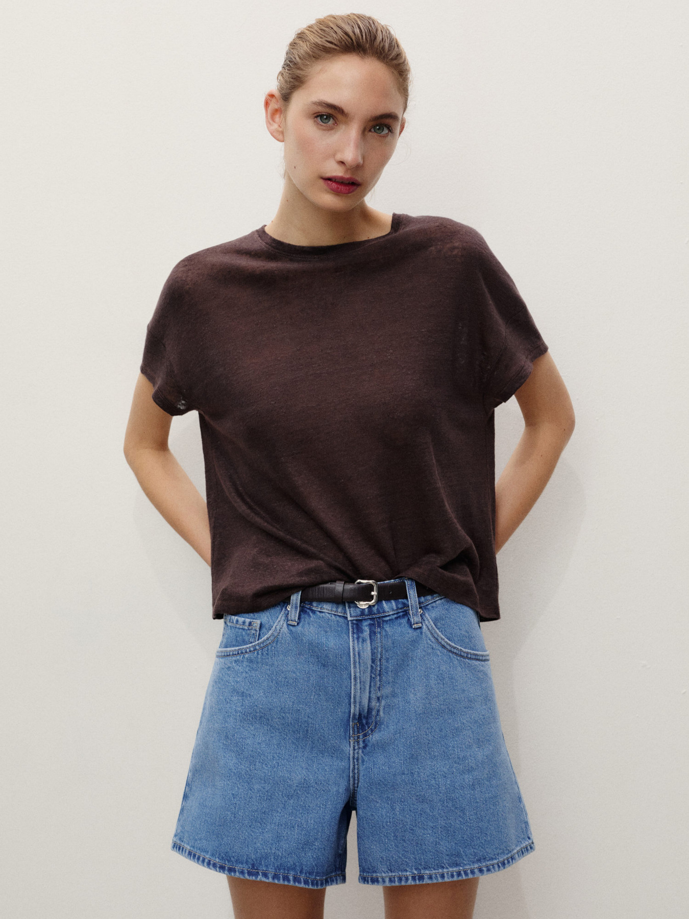 Шорти джинсові MANGO модель 87037702_TM Фото