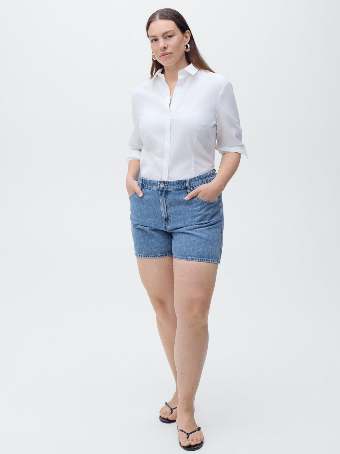 Шорти джинсові MANGO модель 87037702_TM Фото