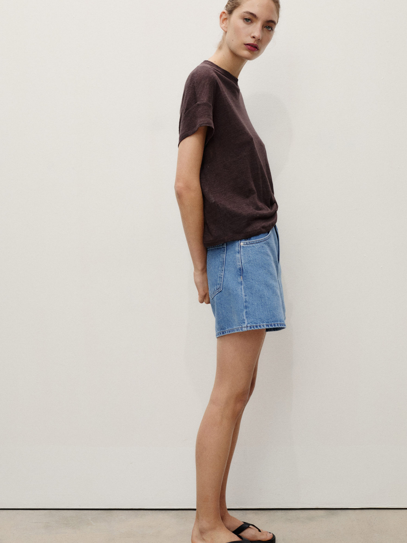 Шорти джинсові MANGO модель 87037702_TM Фото