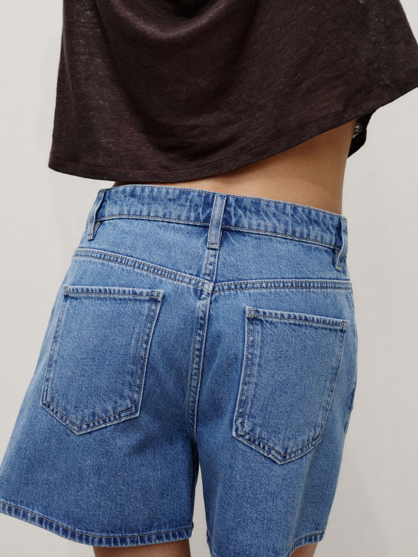 Джинсові шорти MANGO модель 87037702_TM Фото