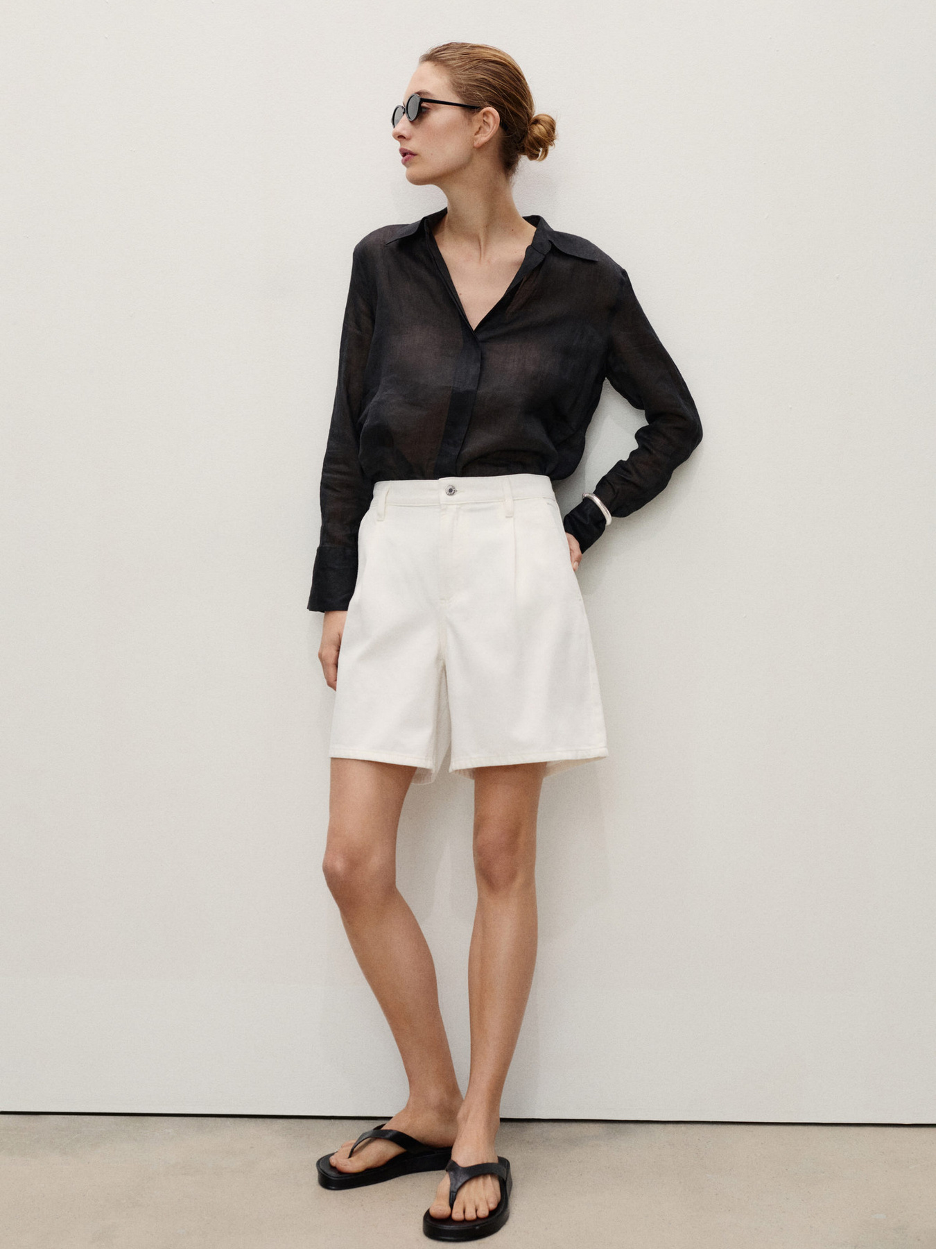 Шорты джинсовые MANGO модель 87057706_2 Фото