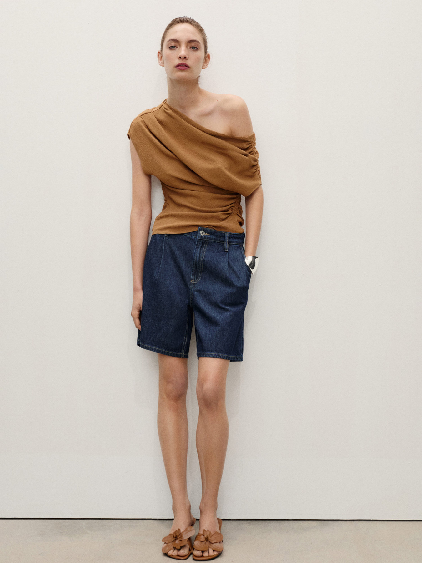 Шорты джинсовые MANGO модель 87067705_TS Фото