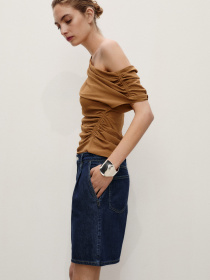 Шорты джинсовые MANGO модель 87067705_TS Фото