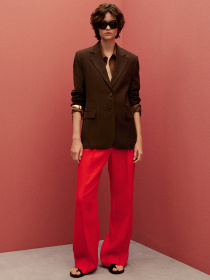 Штани класичні MANGO модель 87047172_70 Фото