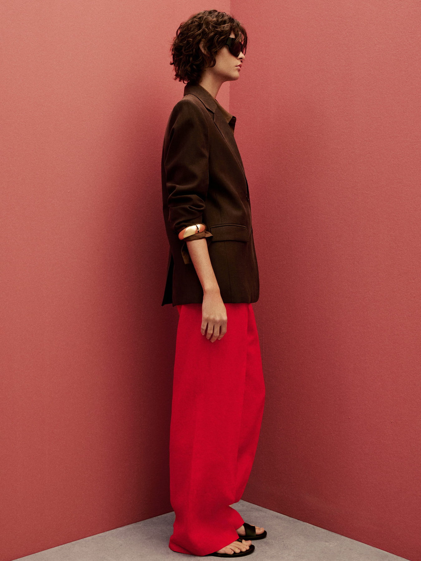 Класичні штани MANGO модель 87047172_70 Фото