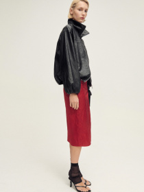 Куртка кожаная MANGO модель 87097710_99 Фото