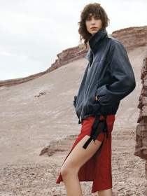 Куртка кожаная MANGO модель 87097710_99 Фото