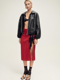 Шкіряна куртка MANGO модель 87097710_99 Шкіряна куртка MANGO модель 87097710_99 Фото