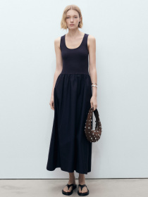 Платье миди MANGO модель 87057187_56 Фото