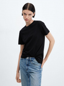 Футболка MANGO Chalaca модель 67010465_99 Футболка MANGO Chalaca модель 67010465_99 Фото