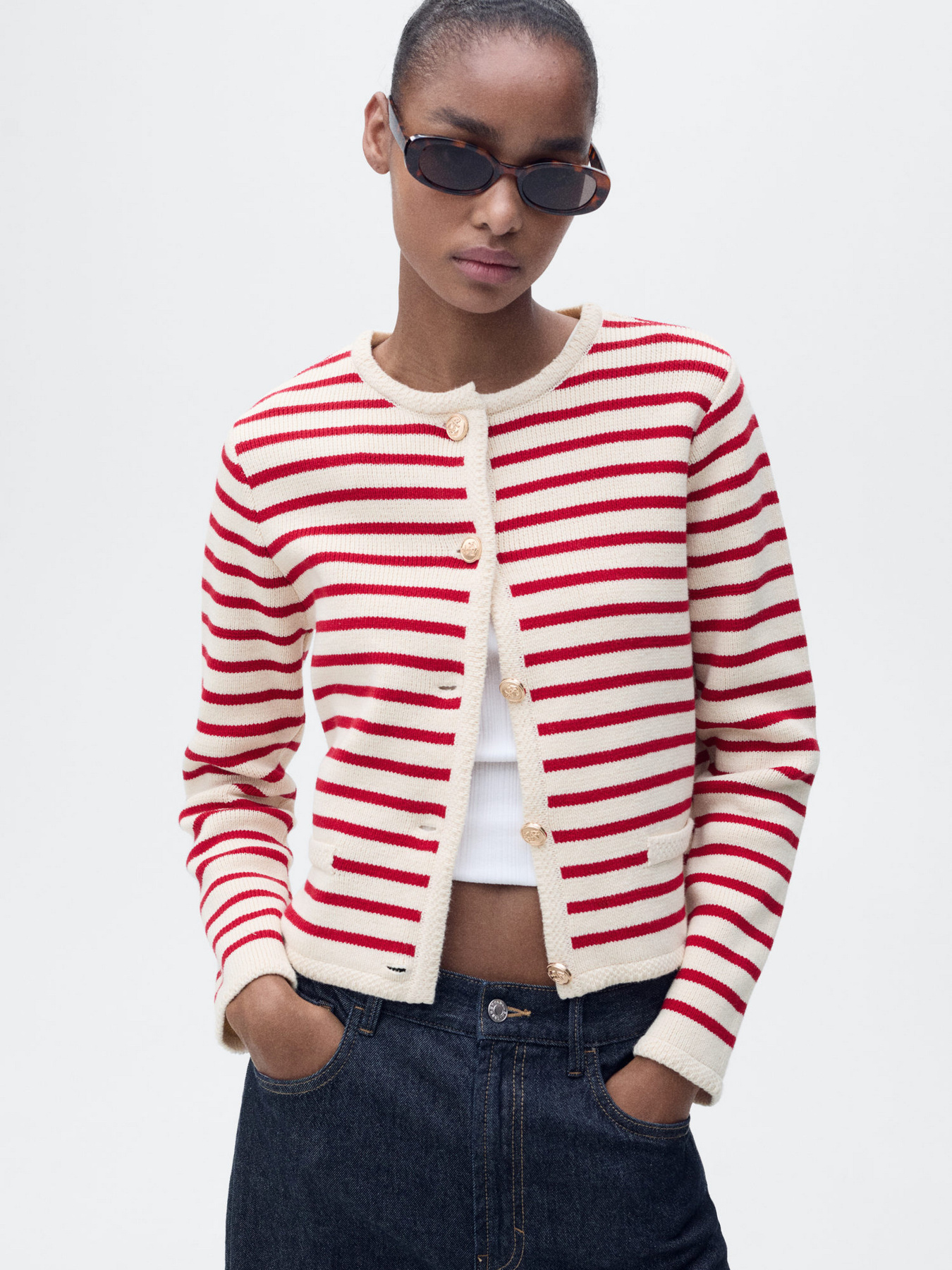 Кардиган MANGO модель 87077179_70 Фото