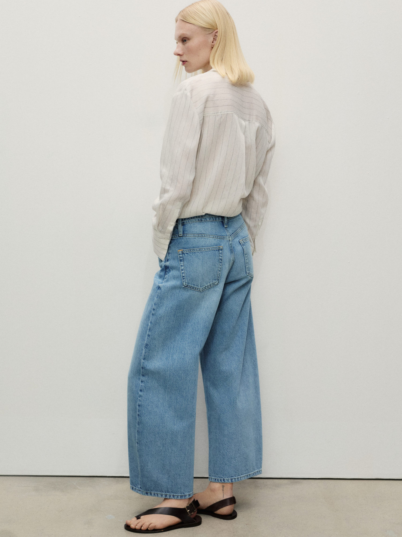 Широкие джинсы MANGO модель 87017176_TM Широкие джинсы MANGO модель 87017176_TM Фото