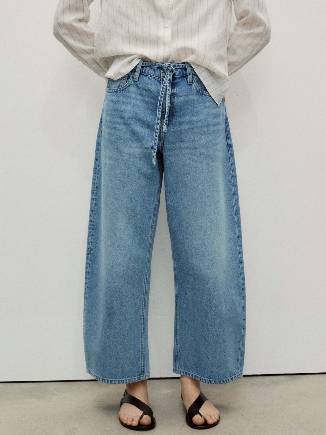 Широкие джинсы MANGO модель 87017176_TM Широкие джинсы MANGO модель 87017176_TM Фото