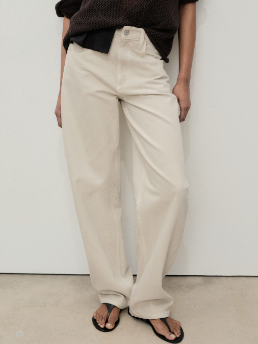 Широкі джинси MANGO модель 87047173_7 Фото