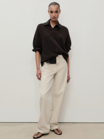 Широкие джинсы MANGO модель 87047173_7 Фото