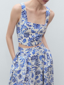 Спідниця міді MANGO модель 87068646_2 Фото