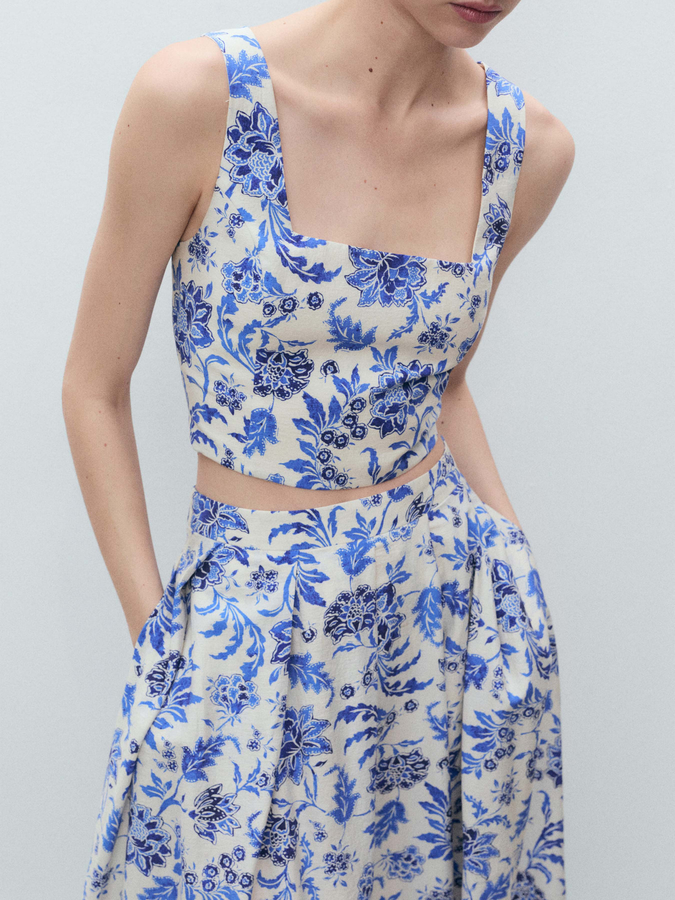 Спідниця міді MANGO модель 87068646_2 Фото