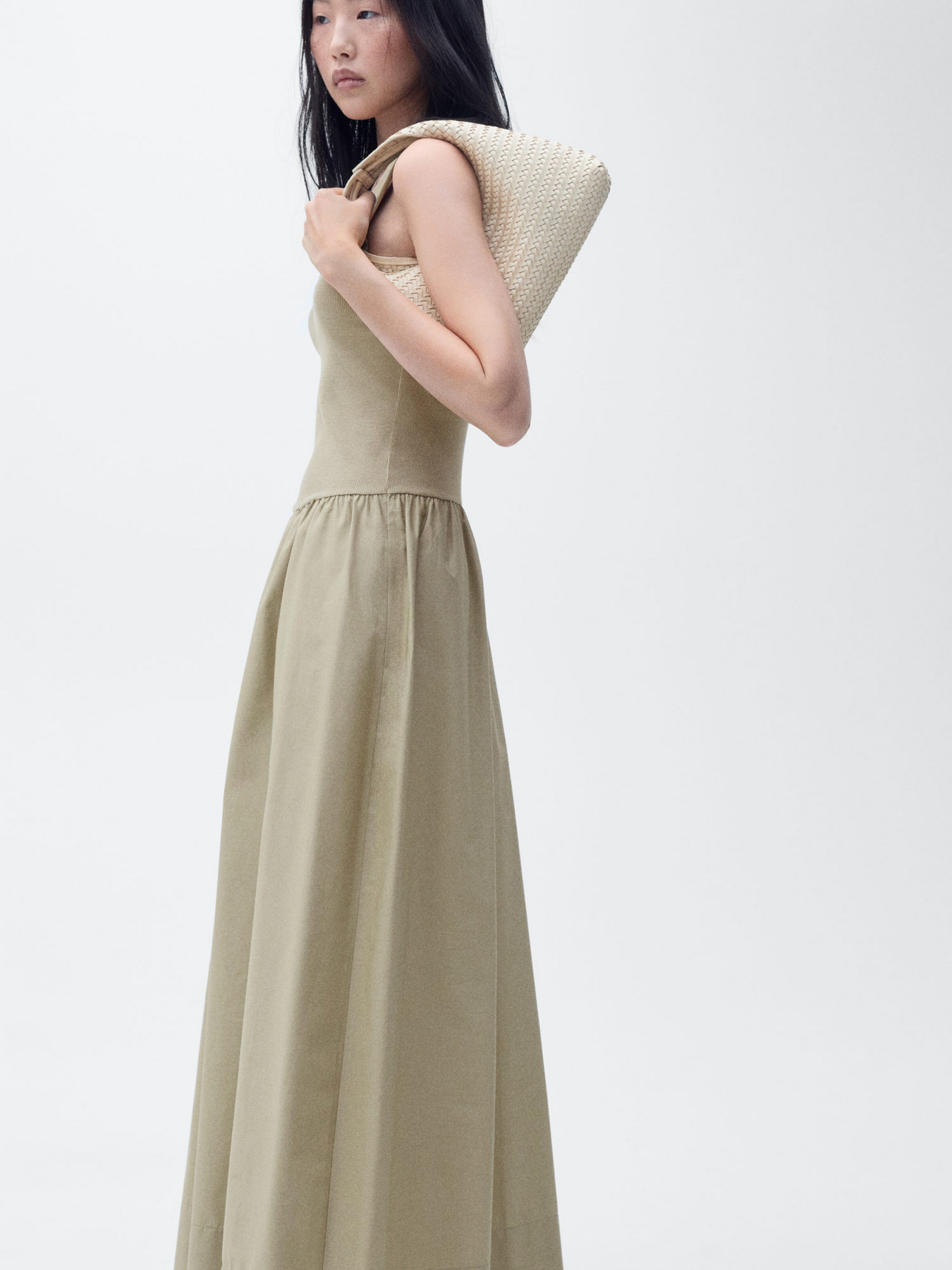 Сукня міді MANGO модель 87057187_37 Фото