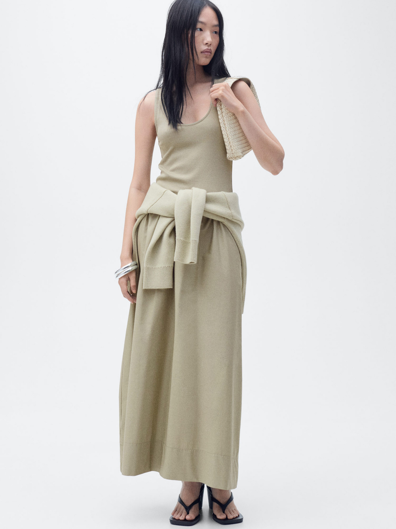 Сукня міді MANGO модель 87057187_37 Фото