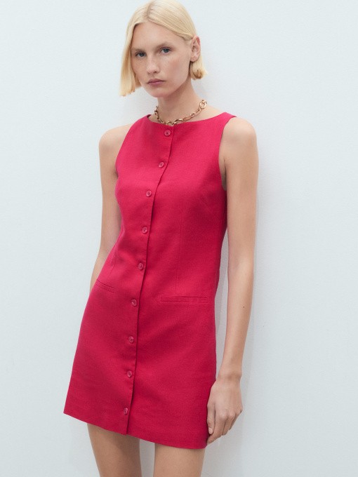 Платье мини MANGO модель 87039065_74 Фото