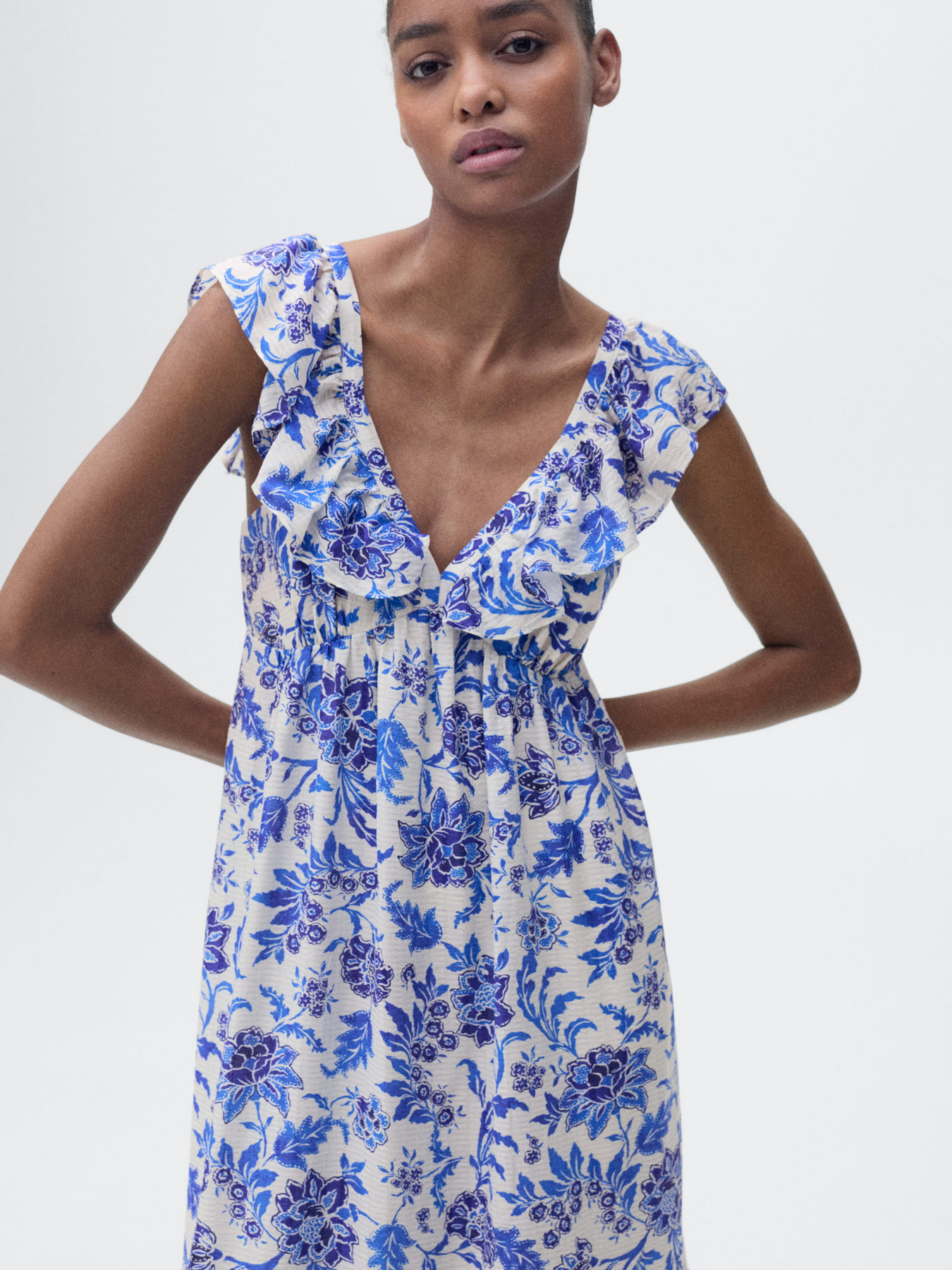 Платье миди MANGO модель 87009070_52 Фото