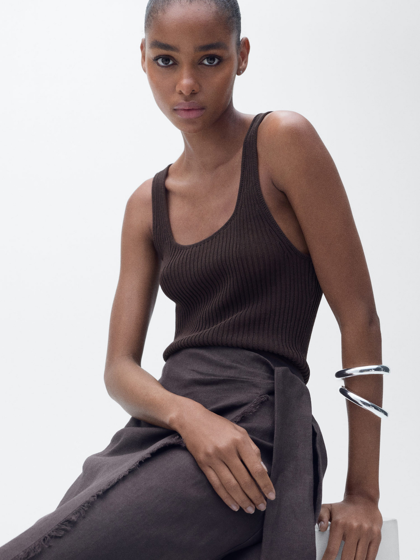 Майка MANGO модель 87037166_32 Фото