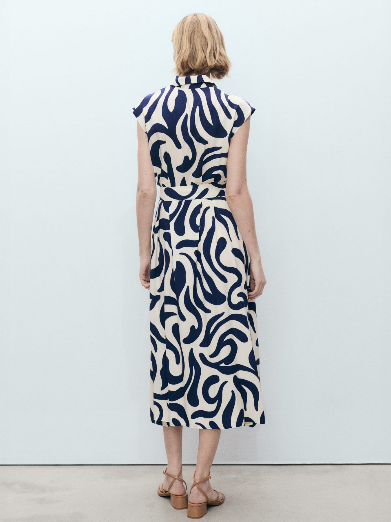 Платье миди MANGO модель 87029066_52 Фото