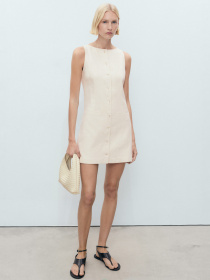 Платье мини MANGO модель 87039065_5 Фото