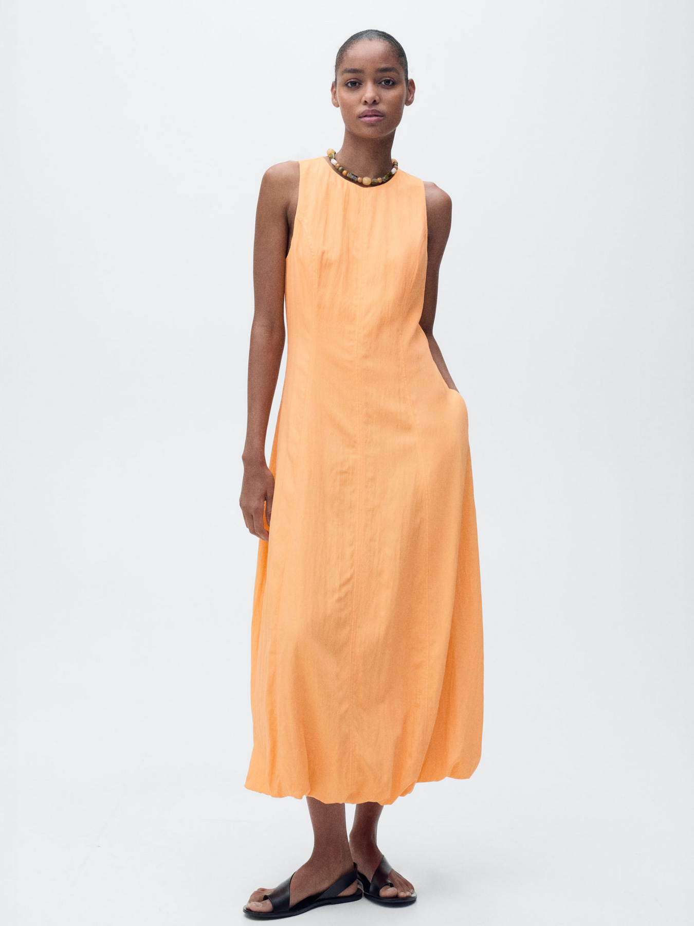 Платье макси MANGO модель 87009072_20 Фото