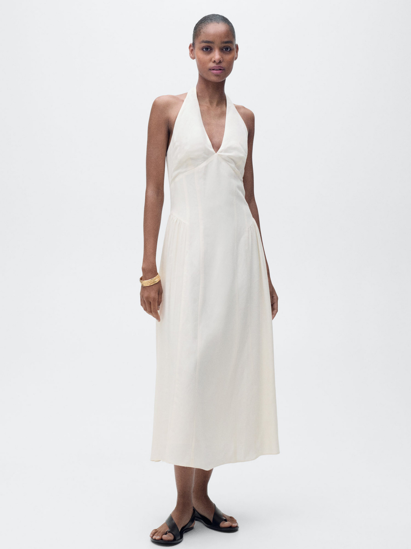 Платье миди MANGO модель 87077892_2 Фото