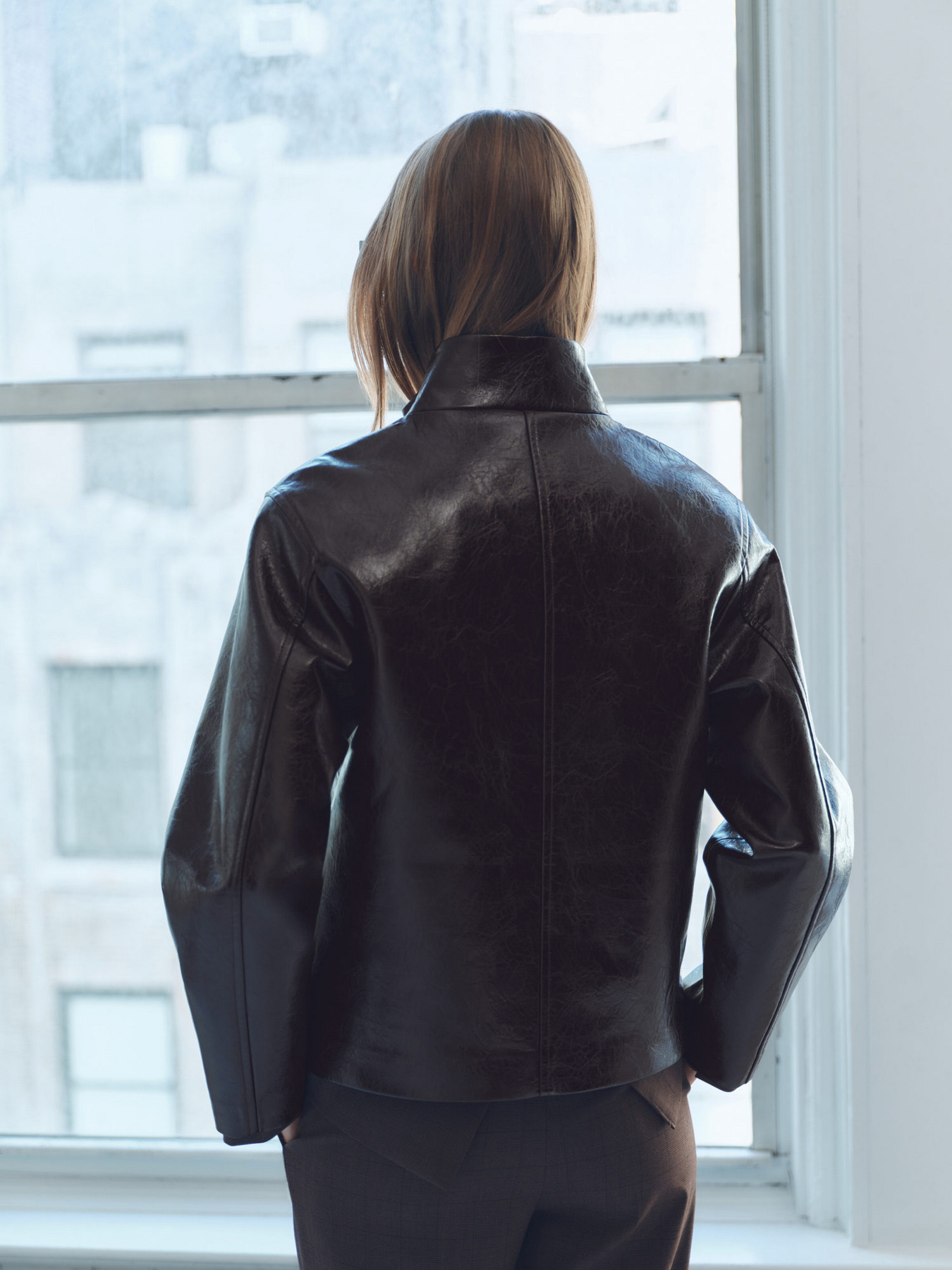 Куртка кожаная MANGO модель 87070640_30 Фото