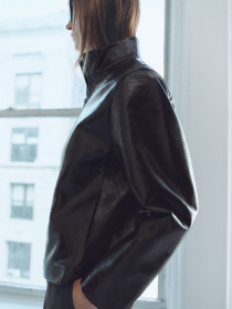 Куртка кожаная MANGO модель 87070640_30 Фото