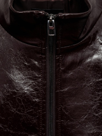 Шкіряна куртка MANGO модель 87070640_30 Фото