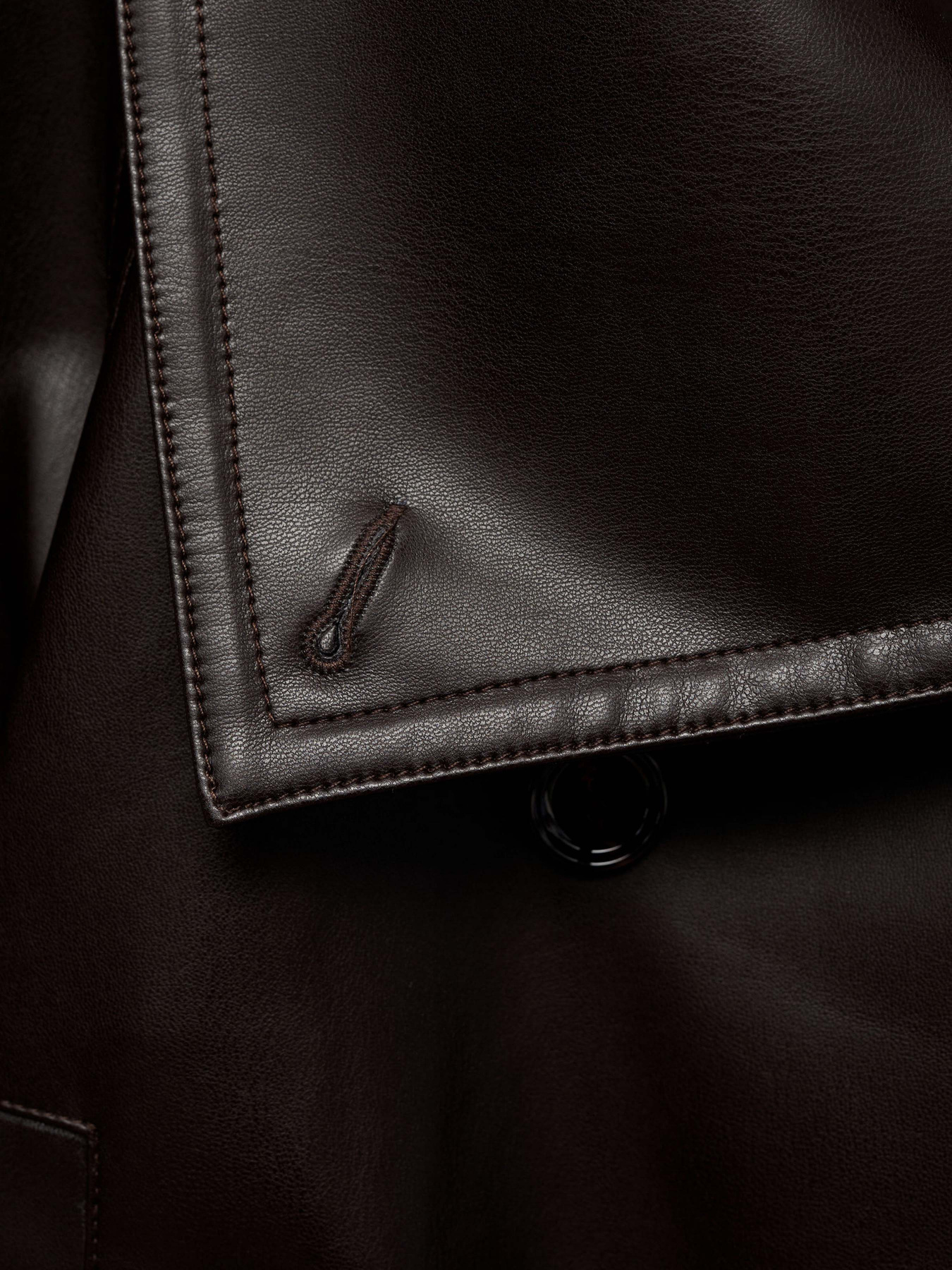 Куртка кожаная MANGO модель 87070651_30 Фото