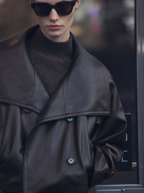 Куртка кожаная MANGO модель 87070651_30 Фото