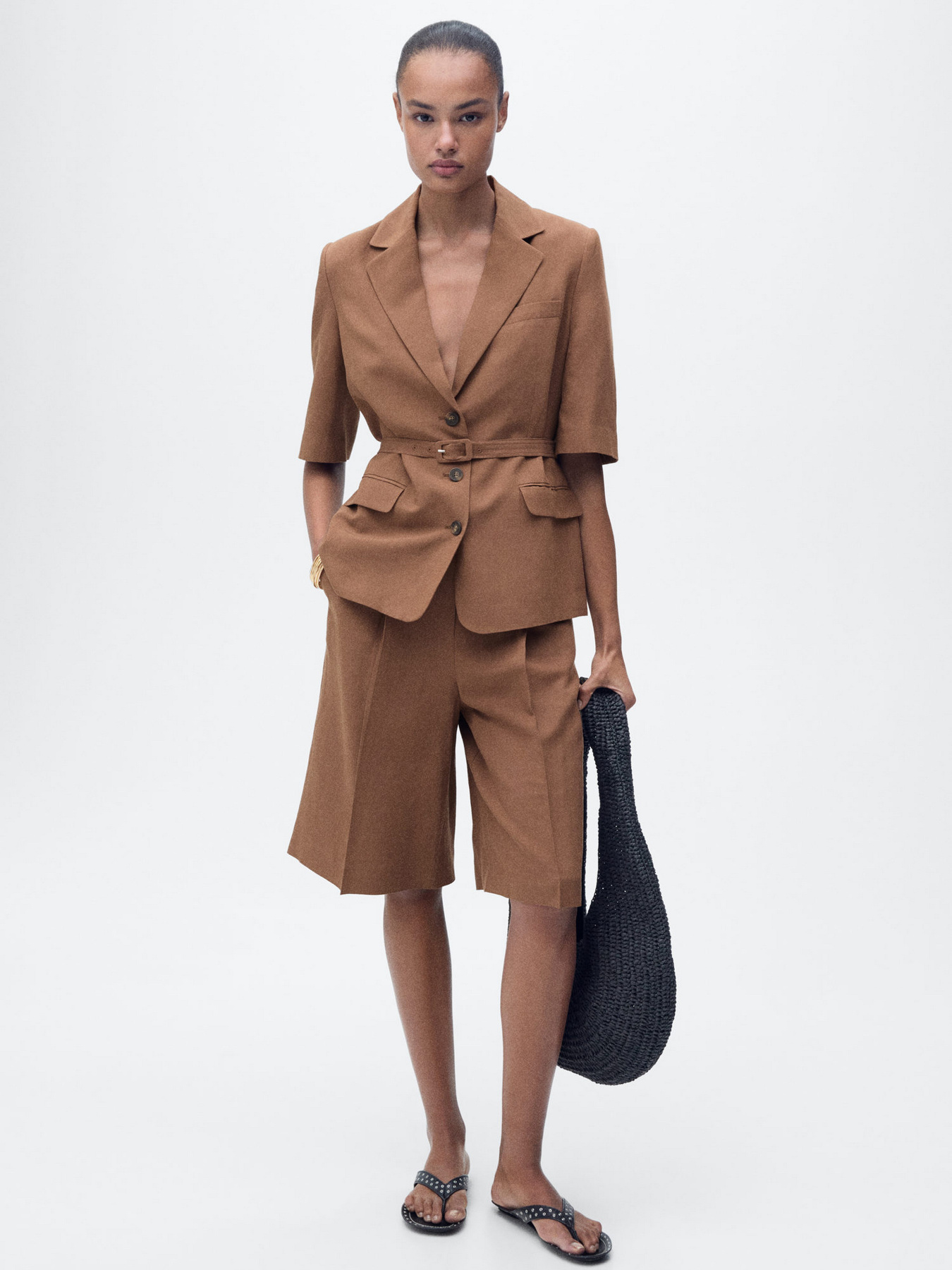 Повседневные шорты MANGO модель 87067896_32 Фото