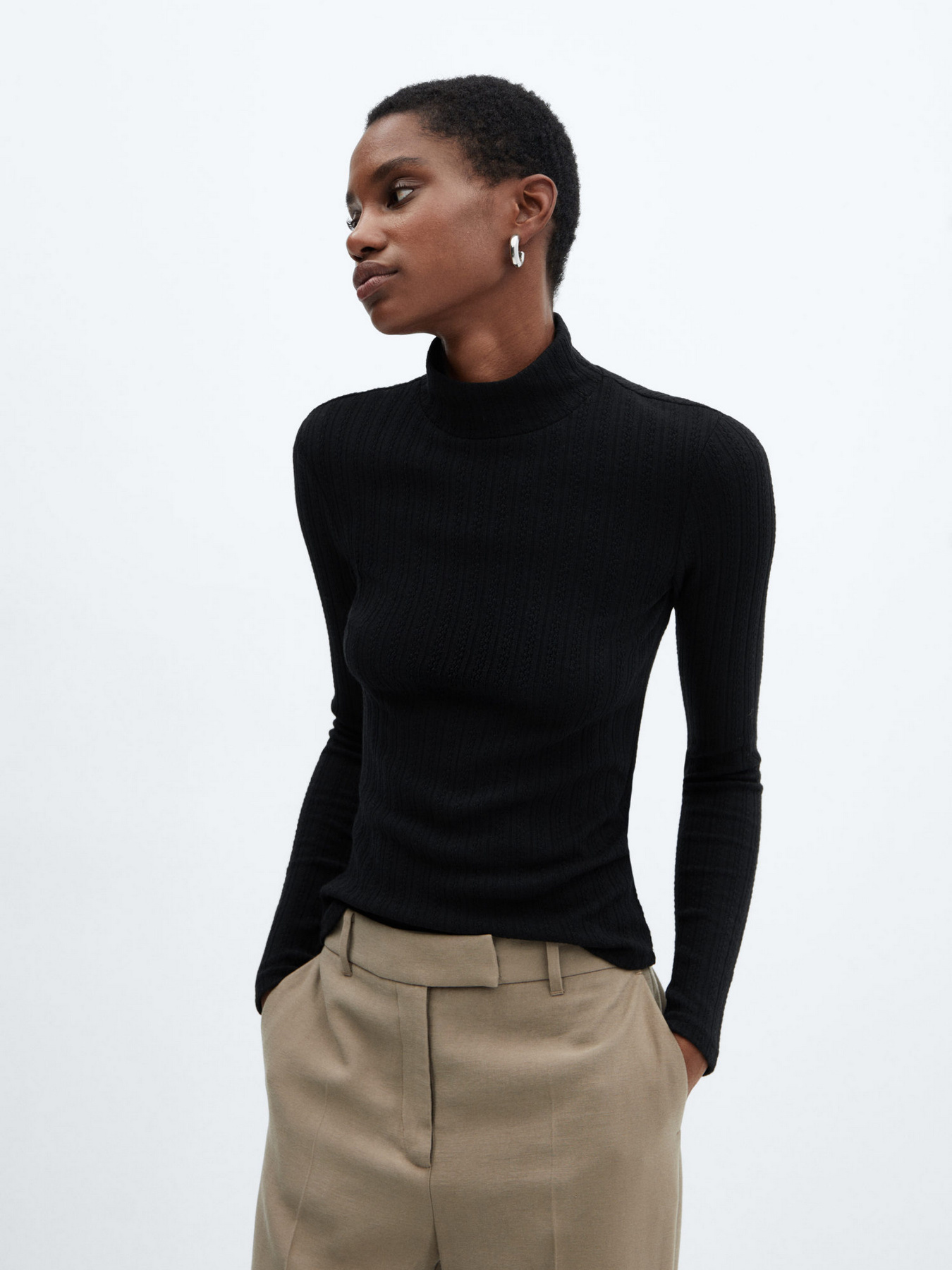 Водолазка MANGO Perseo модель 67010469_99 Фото