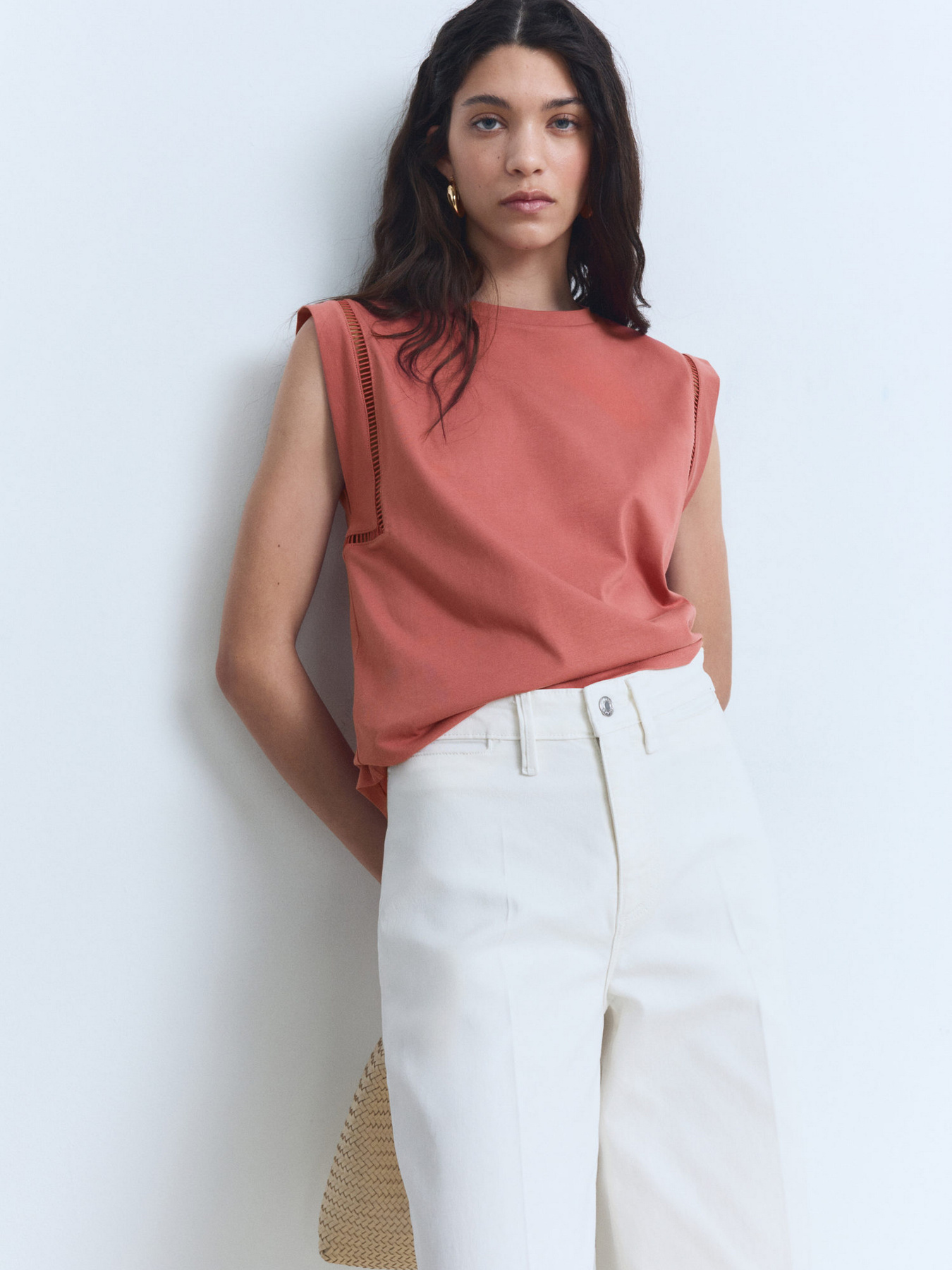 Майка MANGO модель 87085752_74 Майка MANGO модель 87085752_74 Фото