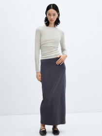 Лонгслив MANGO Secondbi модель 67010471_92 Фото