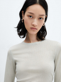 Лонгслив MANGO Secondbi модель 67010471_92 Фото