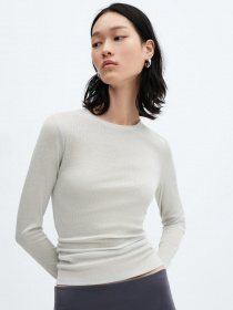 Лонгслив MANGO Secondbi модель 67010471_92 Фото