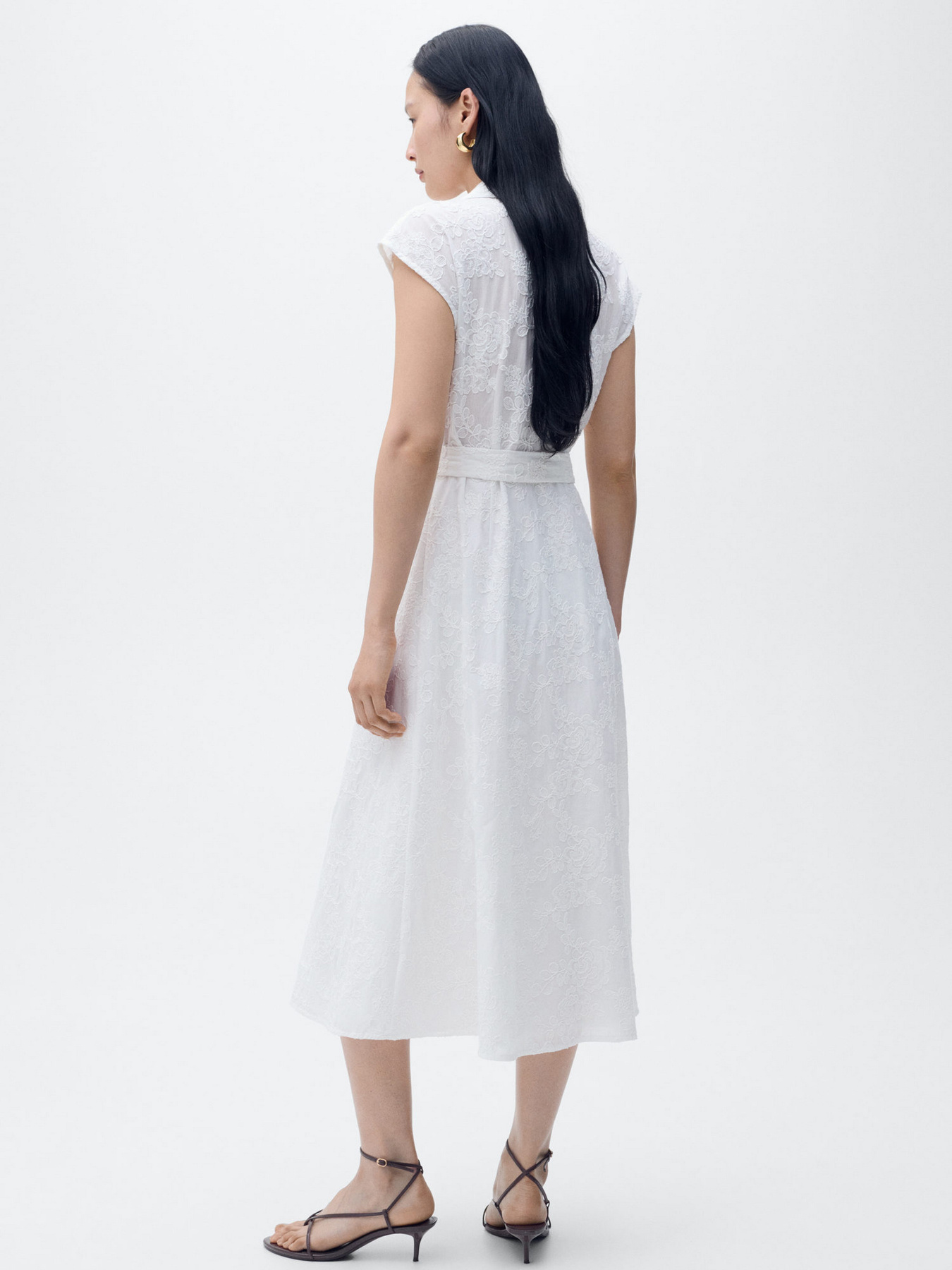 Платье миди MANGO модель 87029065_1 Фото