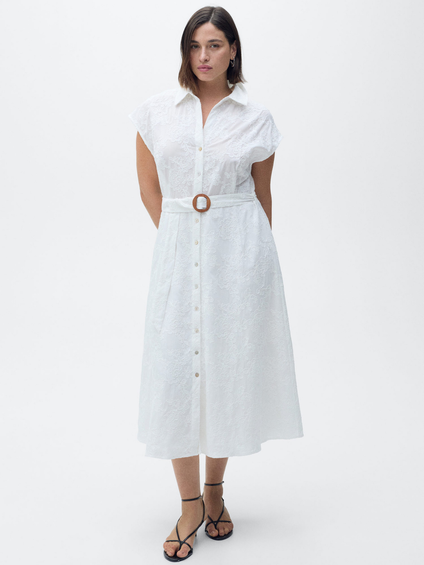 Платье миди MANGO модель 87029065_1 Фото