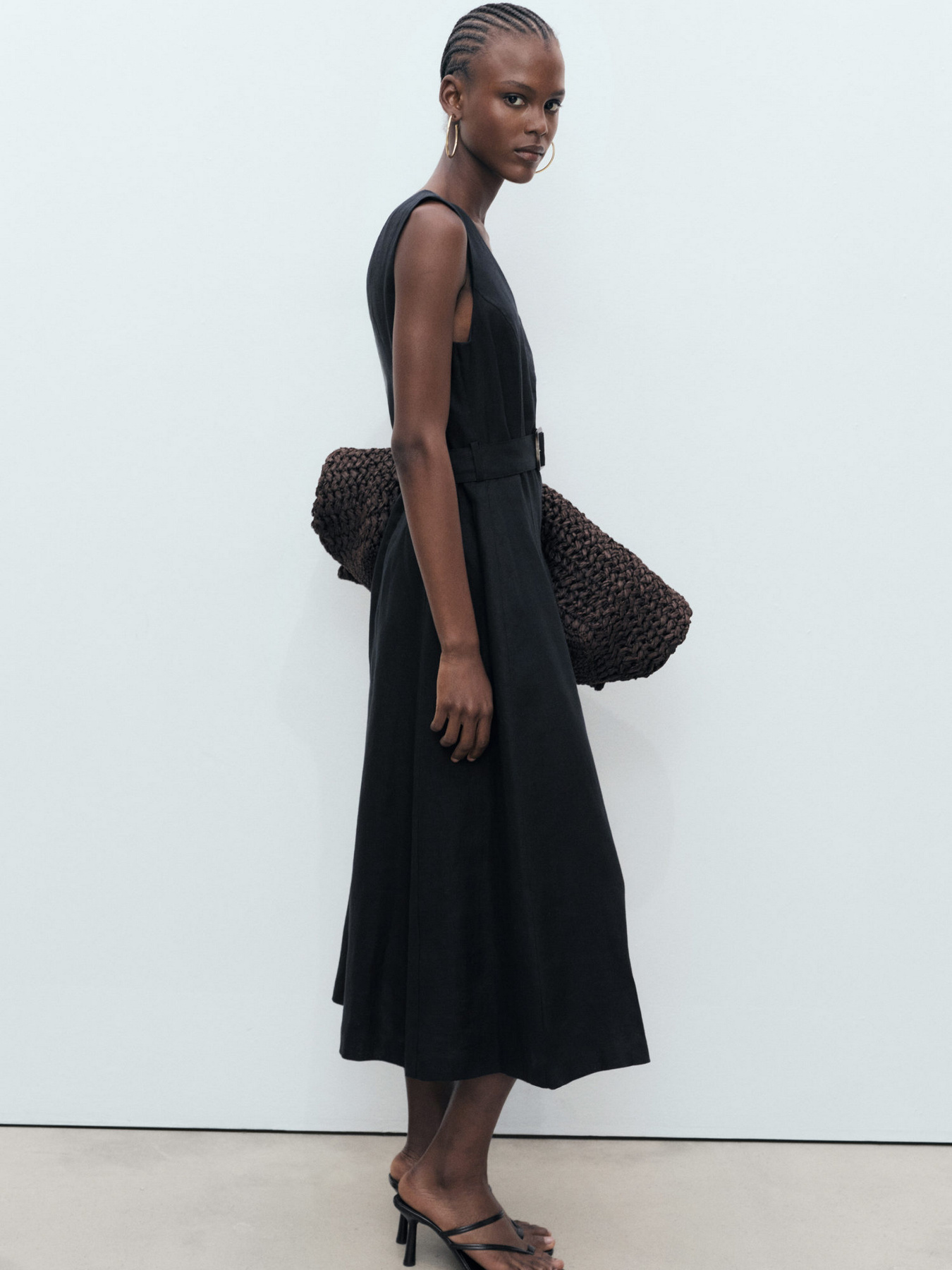 Платье миди MANGO модель 17081134_99 Фото